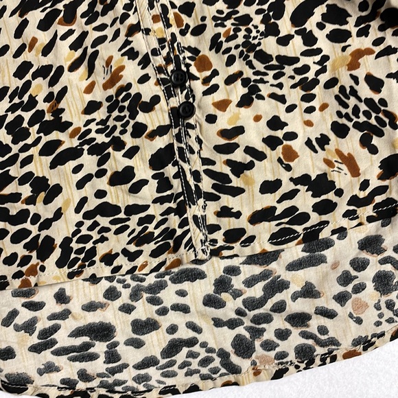 Animal Print Long Blouse - Picture 10 of 10